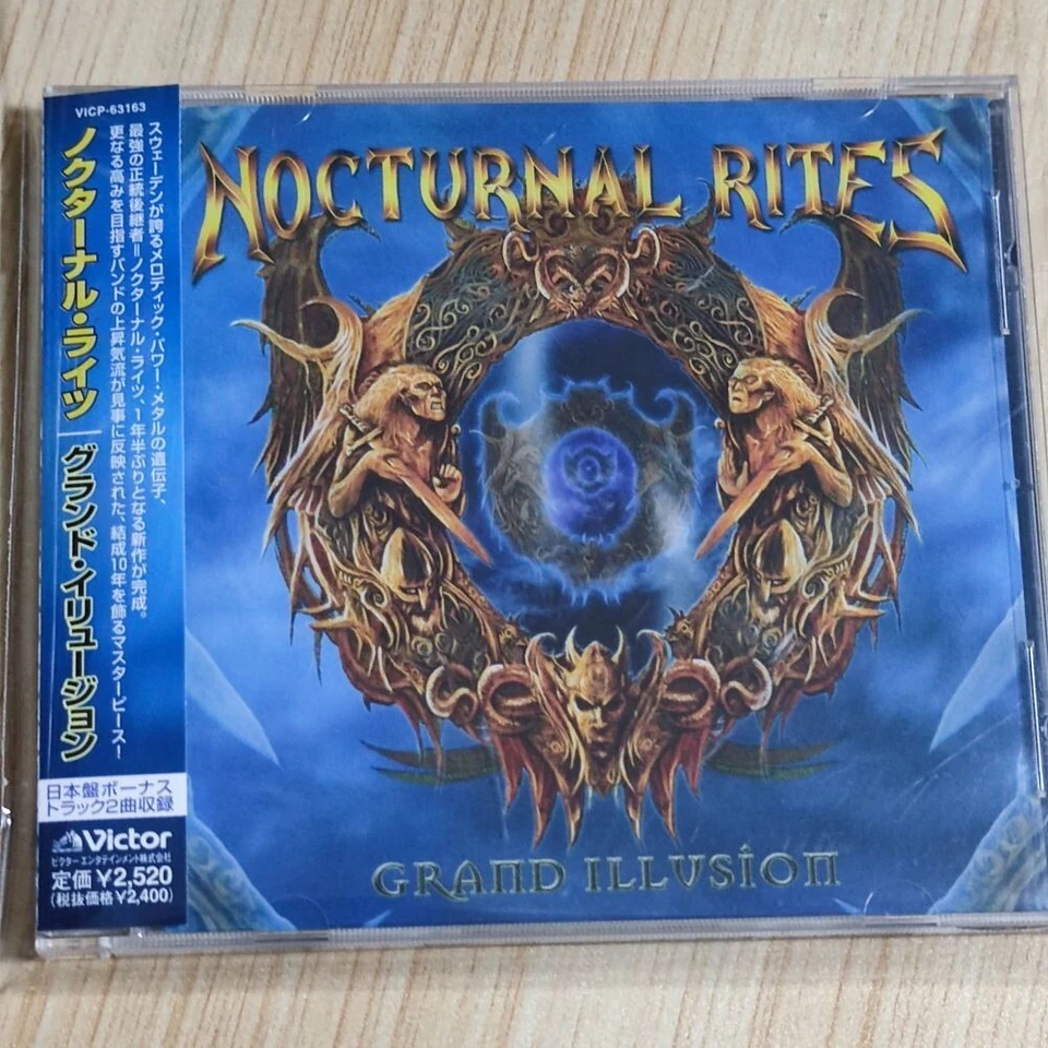 Nocturnal Rites – Grand Illusion	JAPAN CD (2005,VICP-63163)	+2 BONUS	Power Metal Foto 1 de 2