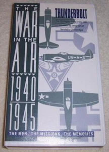 The War in the Air 1940 - 1945 Thunderbolt 57th Fighter Group Italy 1944 VHS - Picture 1 of 2
