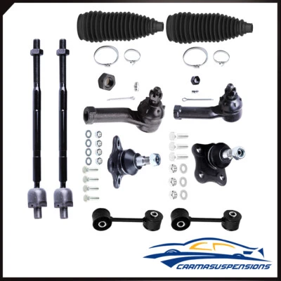 10 peças junta esférica dianteira barra oscilante extremidade da haste de amarração compatível com 2001-2010 Volkswagen Beetle - Imagem 1 de 4