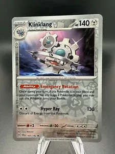 Pokemon TCG - Reverse Holo Klinklang 101/142 - Stellar Crown 2024 - Picture 1 of 2