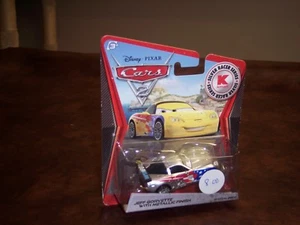 DISNEY - PIXAR- CARS 2 - JEFF GORVETTE- KMART- METALLIC FINISH - OKAY CARD - NEW - Picture 1 of 5