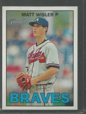 2016 Topps Heritage #98 Matt Wisler NM-MT Braves ID:33536 - Image 1 of 2