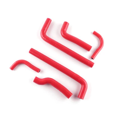 PARA GAS GAS EC 200 250 300 1999-2006 ROJO SILICONA RADIADOR REFRIGERANTE MANGUERAS Foto 1 de 4