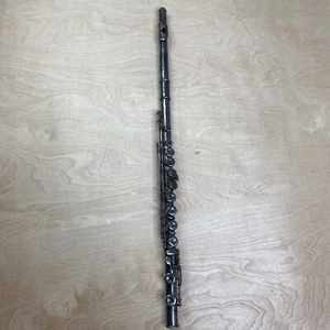 Vintage Artley 105 ELKHART IND. U.S.A. Flute For Parts Or Repair - Picture 1 of 12