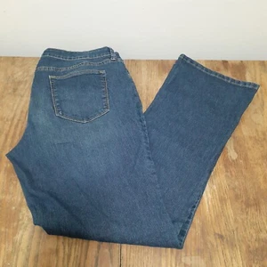 Style & Co Women's Jeans Curvy Boot leg Stretch Denim Blue Boot cut Size 14 - Picture 1 of 9