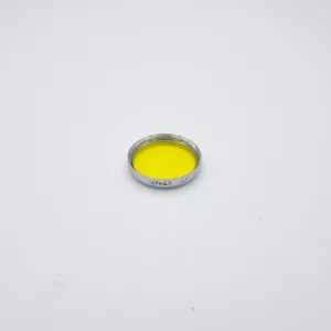 Yellow 27 mm 27x0.5 -1.5 vintage filter #034 - Picture 1 of 2