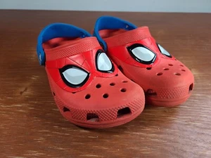 Slip On Spider Man Crocs Marvel Superhero Limited Junior Youth taglia 3 - Foto 1 di 10