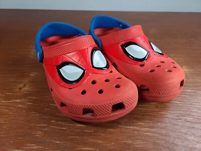 Spider Man Crocs Marvel Superhéroe Limited Junior Juvenil Talla 3 Sin cordones Foto 1 de 4