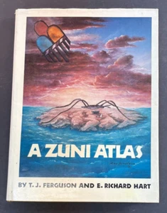 RARE 1985 1st Ed. Book "A Zuni Atlas" Ferguson & Hart Native American History - Imagen 1 de 9