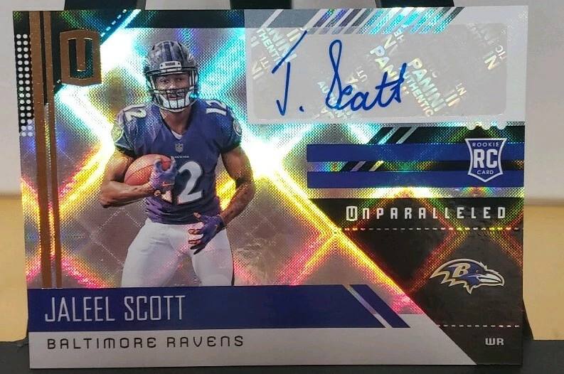 2018 Jaleel Scott panini unparalleled auto rookie card!  - Image 1 of 2