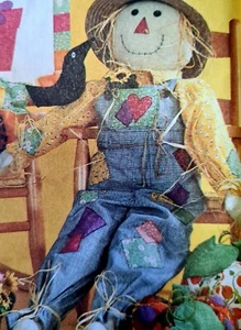 1980s Toy Scarecrow Pumpkin Sunflower Sue Dreamer Simplicity Sewing Pattern 9293 - Bild 1 von 3