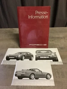 Dossier De Presse 1992 PORSCHE 968-928 GTS-911 CARRERA RS-911 CARRERA 2 - Picture 1 of 3