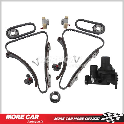 Timing Chain Kit Thermostat Assembly for 02-05 Jaguar XJ8 Vanden Plas 4.0L 4.2L - Image 1 of 4
