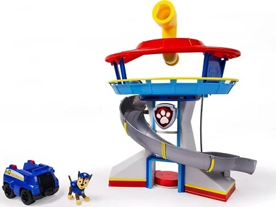 Paw Patrol LOOKOUT TOWER Con Persecución y Vehículo Juego Completo Foto 1 de 3