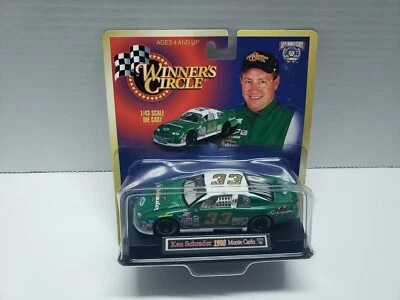 Winners Circle Hasbro NASCAR Ken Schrader #33 Chevrolet Monte Carlo 1:43 (B) - Image 1 of 2