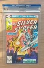 Fantasy Masterpieces 12 - Silver Surfer  Old CGC Case 8.5 -  (1980) - High Grade
