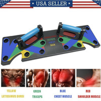 9 in 1 Push Up Rack Board System Fitness Workout Train Gym Exercise Stands