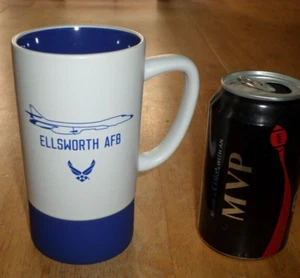 "ELLSWORTH AFB", U.S.A. AIR FORCE BASE + B-1 BOMBER, [JUMBO], Ceramic Coffee Cup - Picture 1 of 9