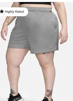 Nike Dri-FIT Attack Women's Mid-Rise 5" Unlined Training Shorts (Plus SZ) 2X C8 - image 1 of 4