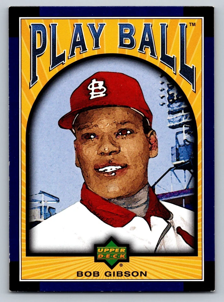 2004 Upper Deck Play Ball #36 Bob Gibson Blue - Image 1 of 2