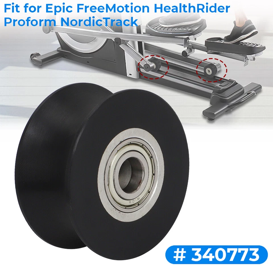 Roller Wheel Replacement 340773 For FreeMotion Proform NordicTrack Elliptical - Image 1 of 4