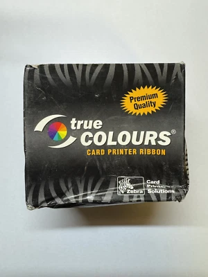 Zebra True Coulours Card Printer Ribbon YMCKO-200 - Image 1 of 4