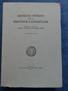 ARCHIVIO STORICO PER LE PROVINCE NAPOLETANE-CXV DELLA COLLEZIONE-NAPOLI 1997 - Picture 1 of 3