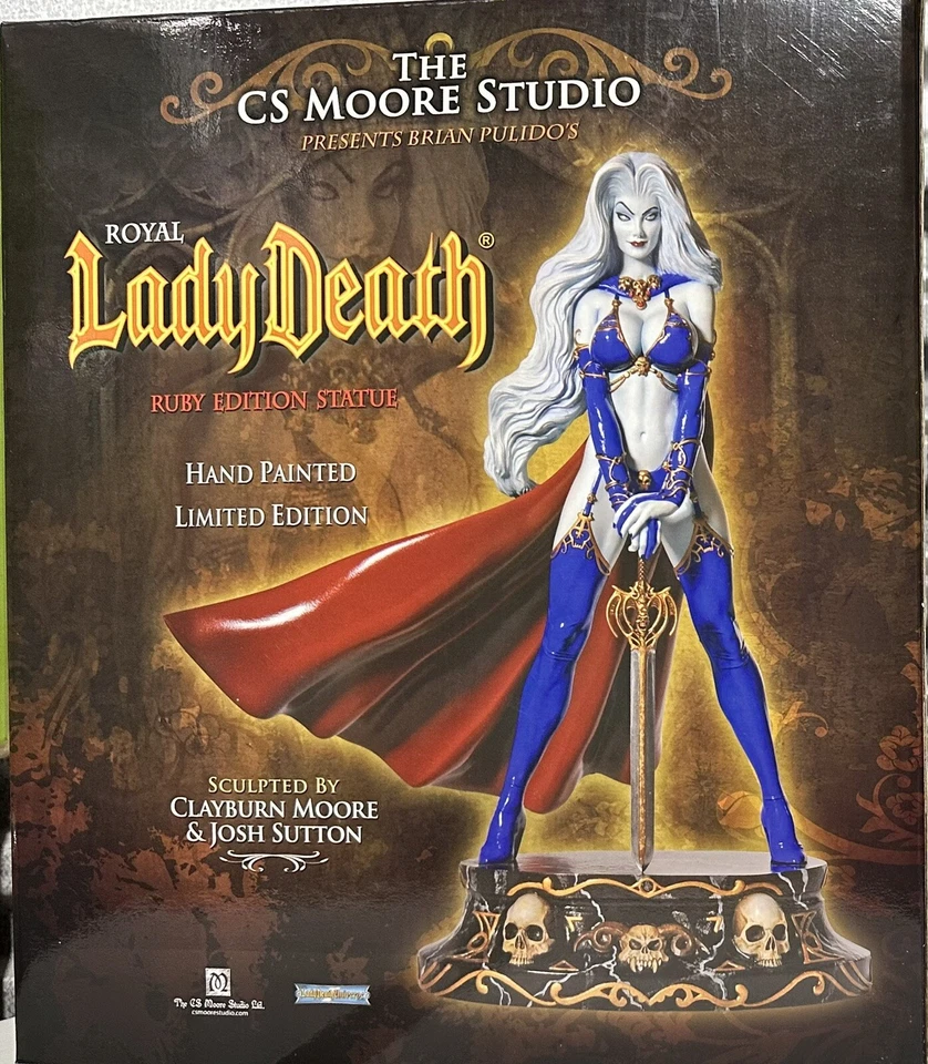 C. S. MOORE STUDIO PRESENTS BRIAN PULIDO'S LADY DEATH RUBY EDITION STATUE RARE - Image 1 of 1