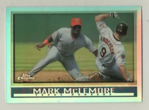 1998 Topps Chrome Refractor #071 Mark McLemore Texas Rangers BV $5 #71 - Bild 1 von 1