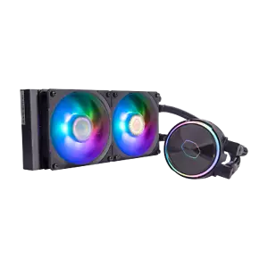 Cooler Master Masterliquid PL240 FLUX Liquid CPU Cooler Intel LGA1200/1700 AMD - Picture 1 of 5