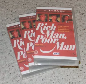Rich Man, Poor Man - VHS / Video Tape Cassette Set - Book 1 / Chapters 1-12 - Picture 1 of 2