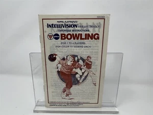 BOWLING ** - Intellivision - Instruction Manual Booklet Only - Imagen 1 de 1