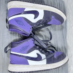 Nike Air Jordan 1 Mid "Obsidian Sanded Purple" 2019 niños 1,5C - Imagen 1 de 7