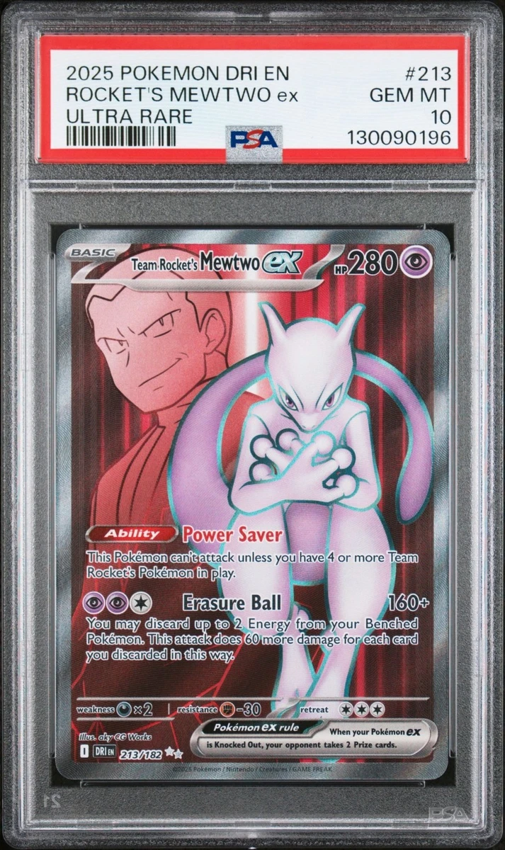 Mewtwo Pokémon TCG Professional Sports Authenticator (PSA) Grade