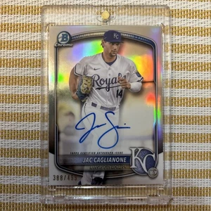 JAC CAGLIANONE 388/499 SP 2025 Bowman Chrome ON CARD AUTO #CPA-JCA Fresh! - Picture 1 of 6