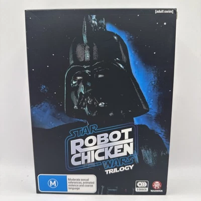 Robot Chicken Star Wars Trilogy Box Set Region 4 Comedy DVD x3 As New - Image 1 of 4