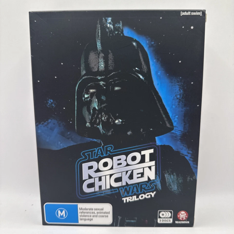 Robot Chicken Star Wars Trilogy Box Set Region 4 Comedy DVD x3 As New - Image 1 of 4
