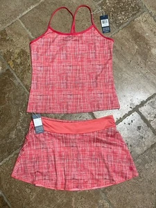 K-Swiss Women’s Size XL Athletic Tank Top & Tennis Skort 2-Piece Set Outfit *New - Picture 1 of 10