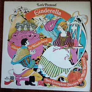LET'S PRETEND - Ciderella/Alice In Wonderland, LP, VG+/VG, 1970, Mr. Pickwick - Picture 1 of 1