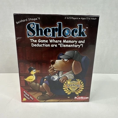 Reinhard Staupes Sherlock Memory Card Game | New Sealed Playroom Bright Idea NEW - Image 1 of 4