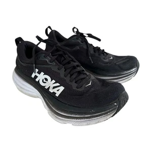 Sneaker Hoka One One donna taglia 8 BONDI 8 nere corsa escursionismo passeggio stringate - Foto 1 di 14