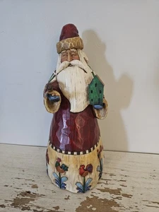 Heartwood Creek Jim Shore 10" Santa Feeding Birdhouse Navidad 2002 (B2) - Imagen 1 de 6