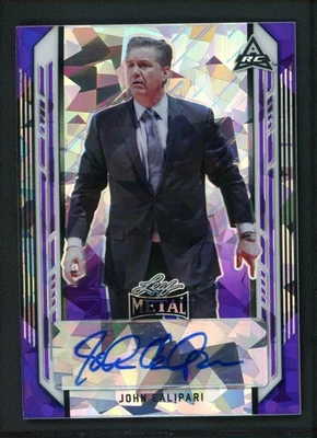 2022 JOHN CALIPARI 3/20 AUTO LEAF METAL ICE CRACKED AUTOGRAPHS - Image 1 of 2