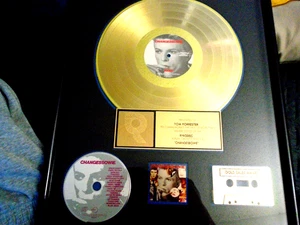 David Bowie Authentic RIAA Gold Record Award For ChangesBowie,Rykodisc Records - Picture 1 of 13