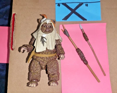 Star Wars TVC Black EWOK The Return of the Jedi 40-й 6 дюймов ROTJ 1:12 Paploo x15 - Изображение 1 из 4