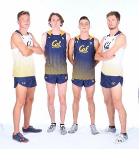 Mens Under Armour Cal Bears Team Issued Lined Running Shorts Blue Medium - Picture 1 of 2