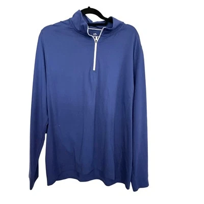Southern Tide Men's Blue Long Sleeve 1/2 Zip Pullover Sweater Size Large - Image 1 of 4