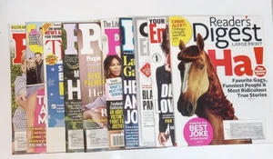 A Mix of People , Entertainment Weekly , and Reader's Digest Magazine Lot of 10 - Picture 1 of 12