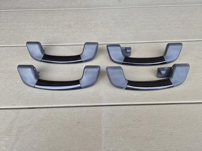 BMW 7 Series F01 F02 Piano Black Individual Headliner Roof Grab Handles - Image 1 of 4