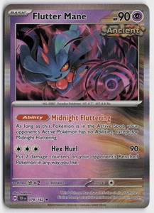 Pokemon Flutter Mane 078/162 Holo Rare SV05: Temporal Forces NM - Picture 1 of 2